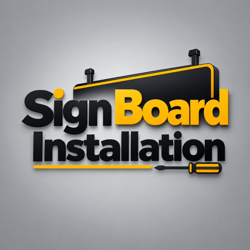 Sign board Installation